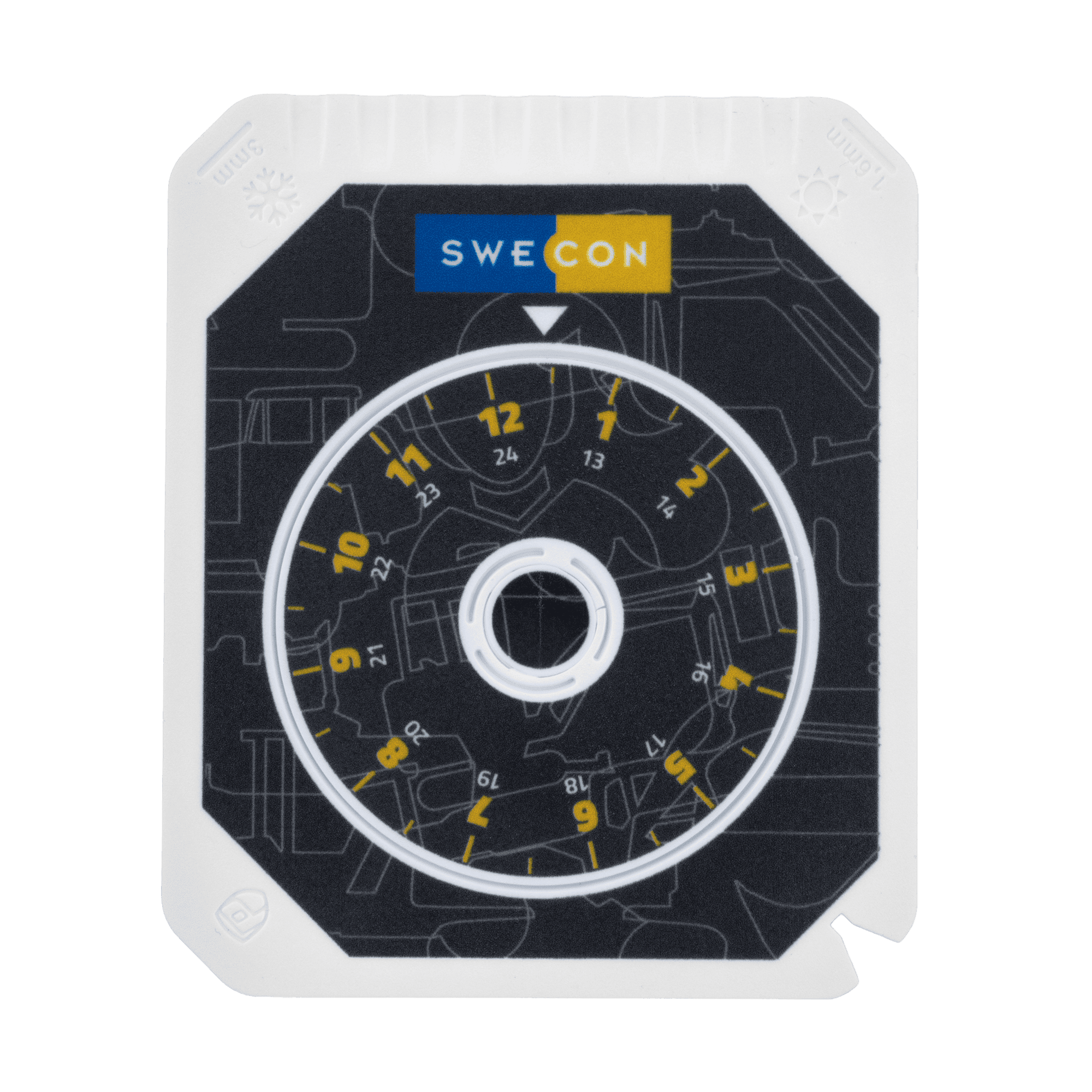 isskrapa med parkeringsskiva