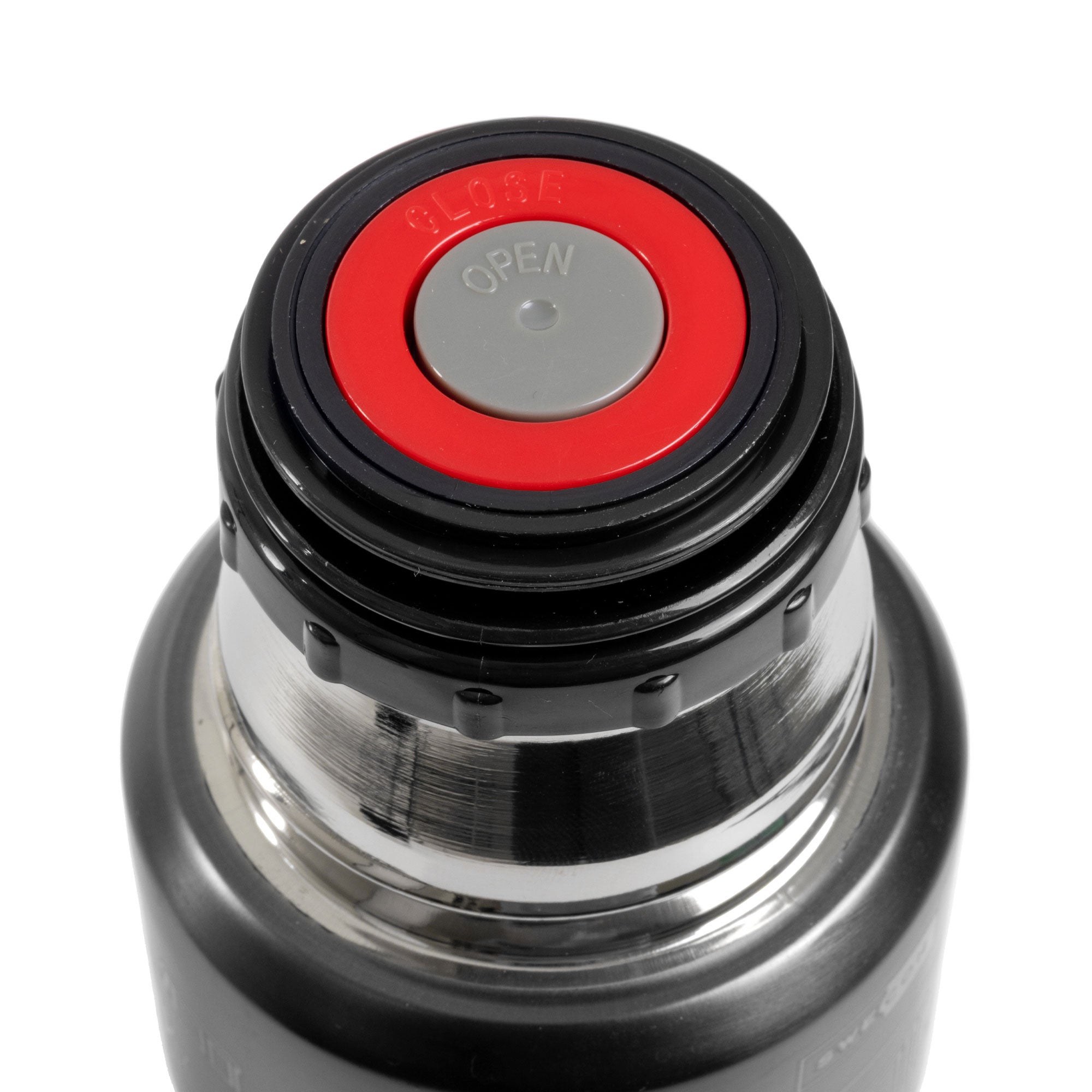 lock som man trycker på för att hälla