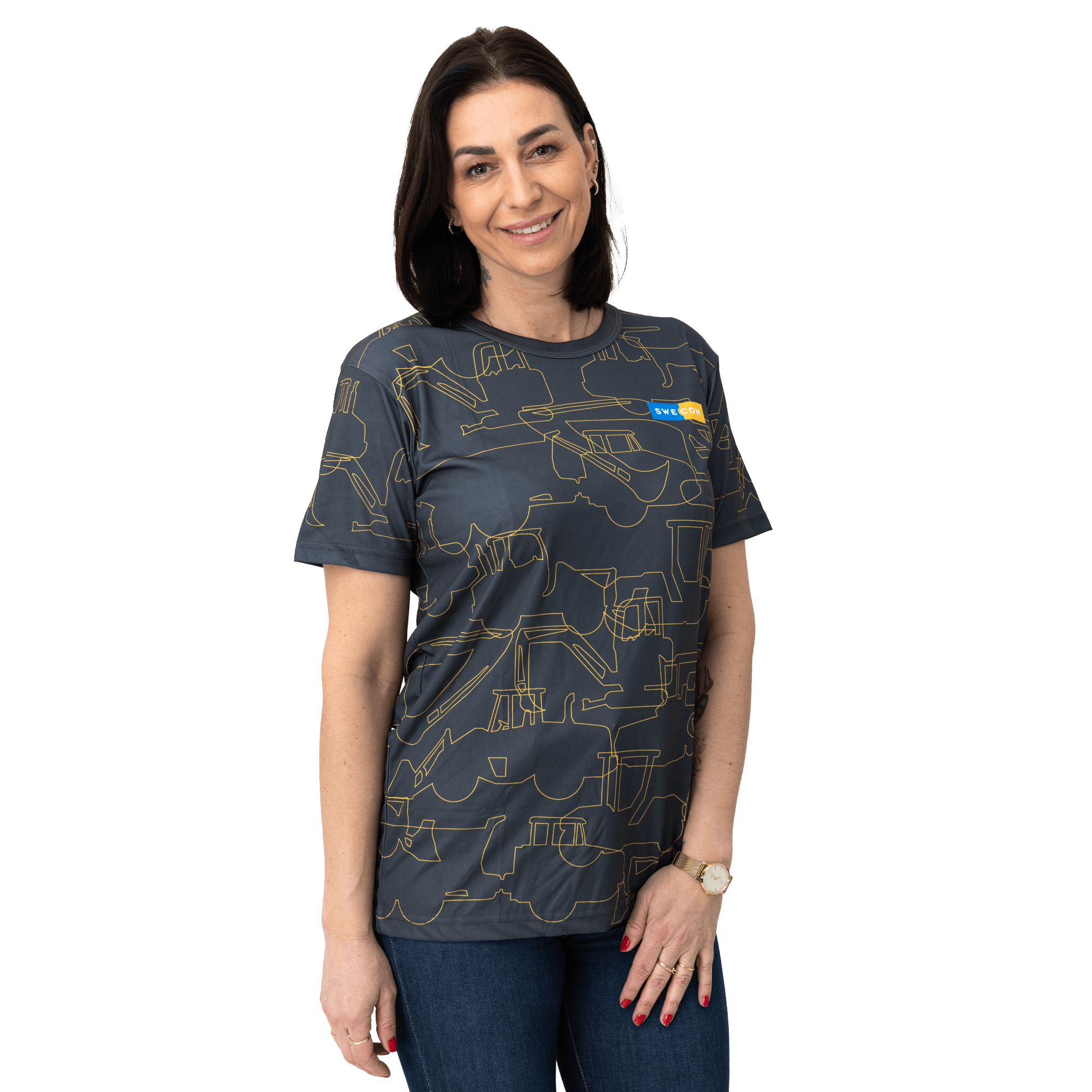 swecon tshirt med mönster